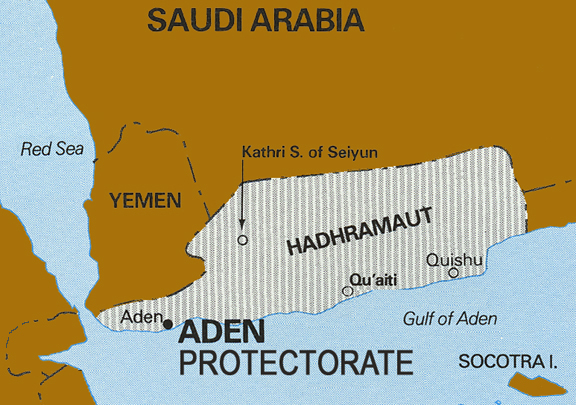 Location of Aden