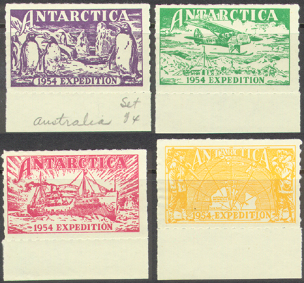 Antarctica 1954 Expedition Cinderellas