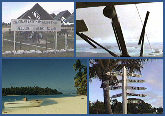 Pictures of Aitutaki in 1989