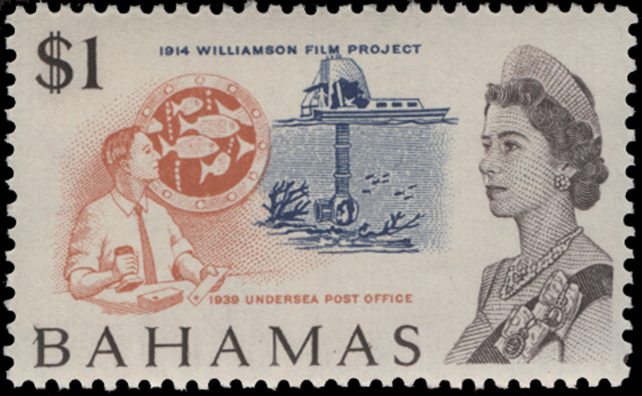 1939 Undersea Post Office on 1967 Definitive