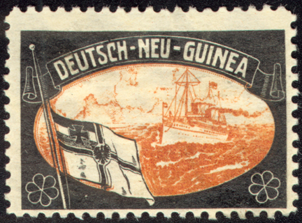 Propaganda Label for German New Guinea