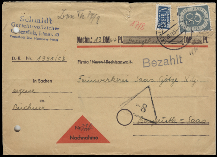 Cover with Compulsory Tax Label