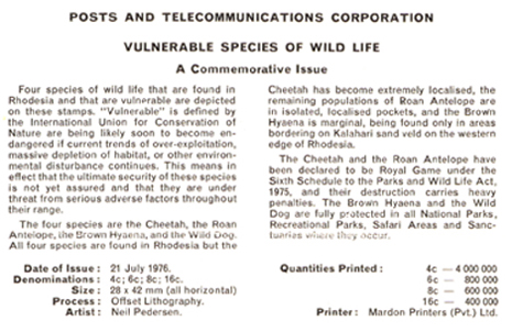 Information Card from Cover