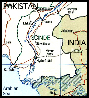 Map of Scinde