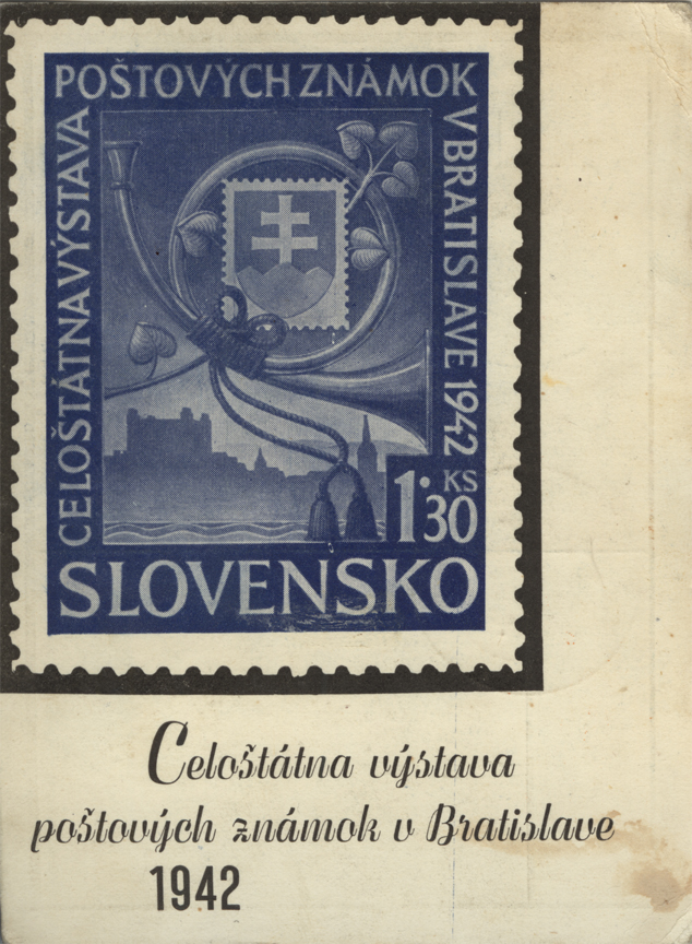 1942 National Philatelic Exhibition Post Card
