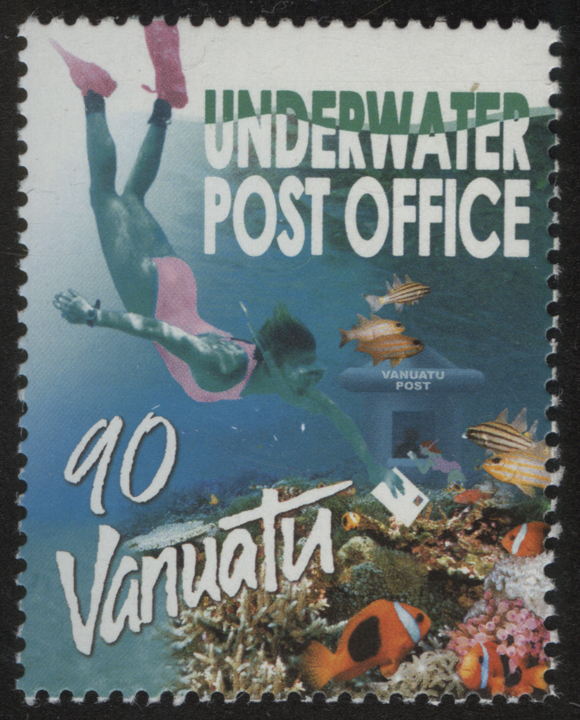 Commemorative for the Opening of the Underwater Post Office in May 2003